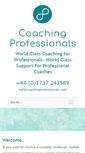 Mobile Screenshot of coachingprofessionals.com